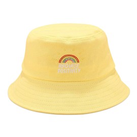 DORRISO Women Sun Hats UV Protection Fisherman's Hat Travel Shopping Breathable Loose Beach Bucket Cap Comfortable Vacation Leisure Women's Hat Yellow