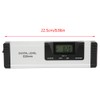 225mm Digital Backlight Red Laser Level Ruler Aluminum Alloy Magnetic