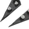 2Pcs Left And Right Rear View Mirror Triangle Plate 86190