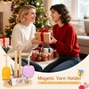 Coopay Double Yarn Holder Magnetic, Wooden Yarn Holder for Crochet
