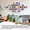 Colingmill 4 Pieces Wall Mount Pocket Size Helmet Display Racks