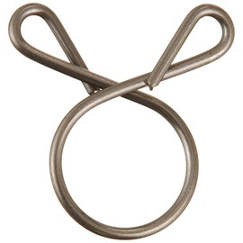 Kijima 104-223 Motorcycle Parts Hose Clip, A Type, 0.3 inches (9 mm), Stainless Steel, Pack of 10