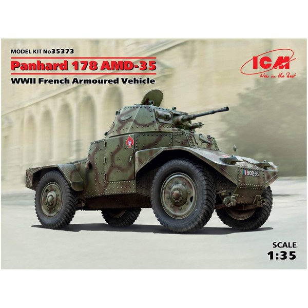ICM Models Panhard 178 AMD-35 WWII French ArmouredÂ Model Kit