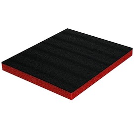 Multilayer Foam 70mm Thick (Black/Red, 350x400x70mm)