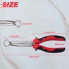 LEONTOOL 8 Inch Hose Grip Pliers Offset Spark Plug Boot