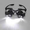 Magnifying Glasses with Light LED Illuminated Eye Loupe Headband Magnifier