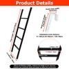 RV Bunk Bed Ladder, 55" Interior Adjustable Travel Trailer Twin