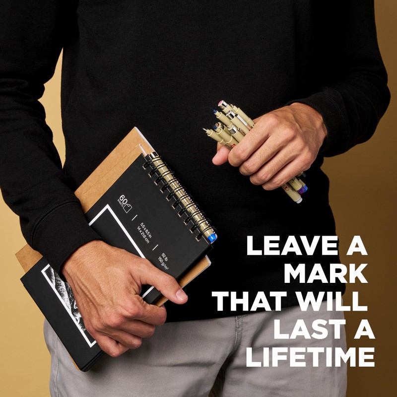 SAKURA Pigma Micron Black Ink Multi-tip Set, 10 Pack