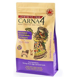 CARNA4 All Life Stages Easy Chew Fish Formula Dry Dog Food (10lbs, Fish)