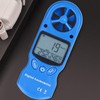 3V Digital Anemometer Multipurpose Handheld Wind Speed Meter Blue Temperature