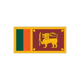 Womaha 30 Temporary Sri Lanka Flag Tattoos Fans Face Tattoo Stickers for Adults Kids Group Activity Props