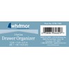 Whitmor 6789-7095 Clear 3-SECTION DRAWER ORGANIZER