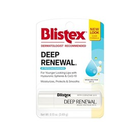 Blistex Deep Renewal Lip Protector Solar Balm, 0.13 onzas (0.13 oz) (paquete económico de 2)