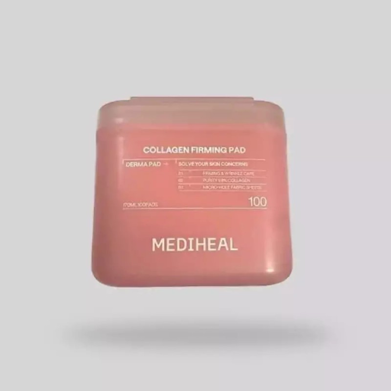 Mediheal 메디힐 콜라겐 탄력 채움 패드 본품100매 + 리필100매 네모패드