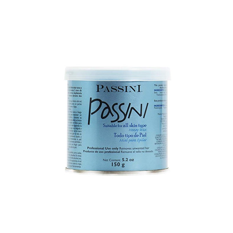 Passini Cera Depilatoria 150 Gr Miel Depilatoria para Cuerpo, Hombres