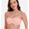 MELENECA Women's Strapless Bra for Large Bust Minimizer Unlined Bandeau