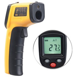 AGT Temperature Measuring Device Non-Contact Infrared Digital Thermometer with Laser Pointer / -50 to +380 °C