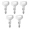 VGOL 5PCS K250 Ignition Keys Compatible with Case Mini Excavator