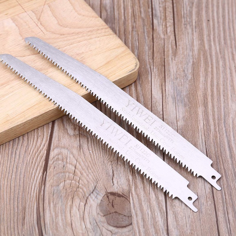 MOMOJIA 2pcs S1122C Stainless Steel Reciprocating Saw Blade for Cutting