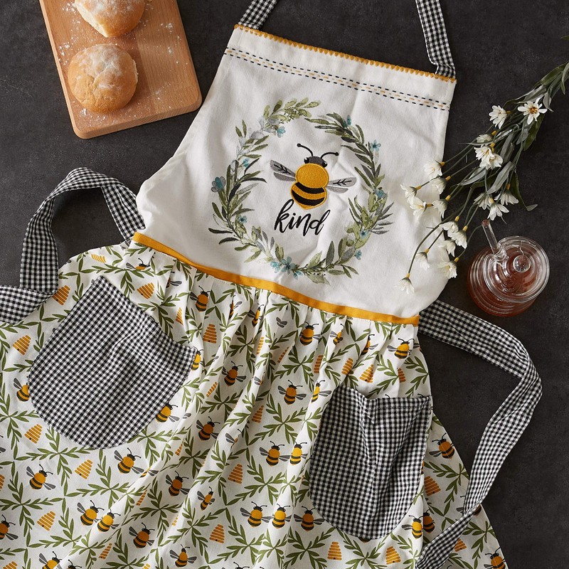 DII Women's Spring & Summer Apron Collection Adjustable, Two Large