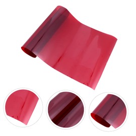 Abaodam 2pcs Color Filter Gel for Photography Transparent Light Film for Video Stage and Party Use High Light Transmission Easy to Cut and Store Lightweight and Portable