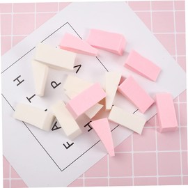 Mikinona 30pcs Portable Makeup Sponge Puff Wet Dry Use Fluffy Soft Touch Applicators for Powder for Daily Cosmetics Application Pink