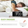 KeeKit Digital Alarm Clock, LED Alarm Clock with 6.5’’ Large