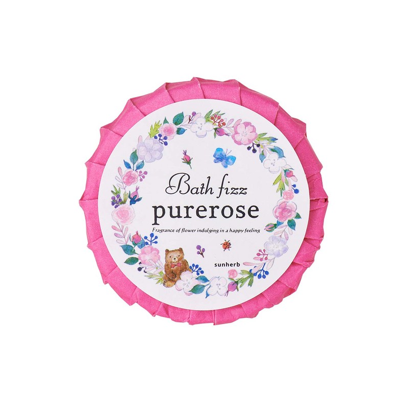 Sunherb Bath Gift No.04 Pure Rose (Soap, Bath Fiz, Bath