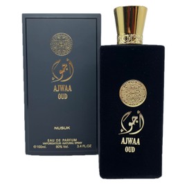 AJWAA OUD Black Unisex Cologne 3.4 Fl. Oz. Eau de Parfum Spray