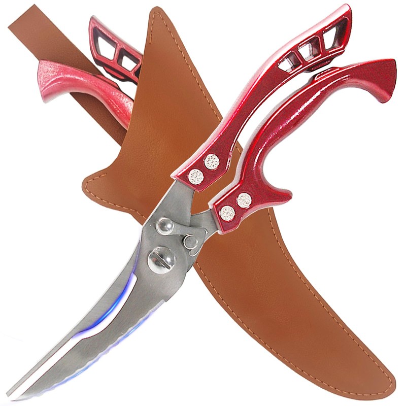 Heavy Duty Kitchen Shears by ANDONG, Kitchen Scissors,Stainless Steel Poultry