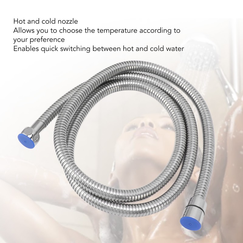 59in Shower Hose Explosion Proof Heat Resistant Flexible Stainless Steel