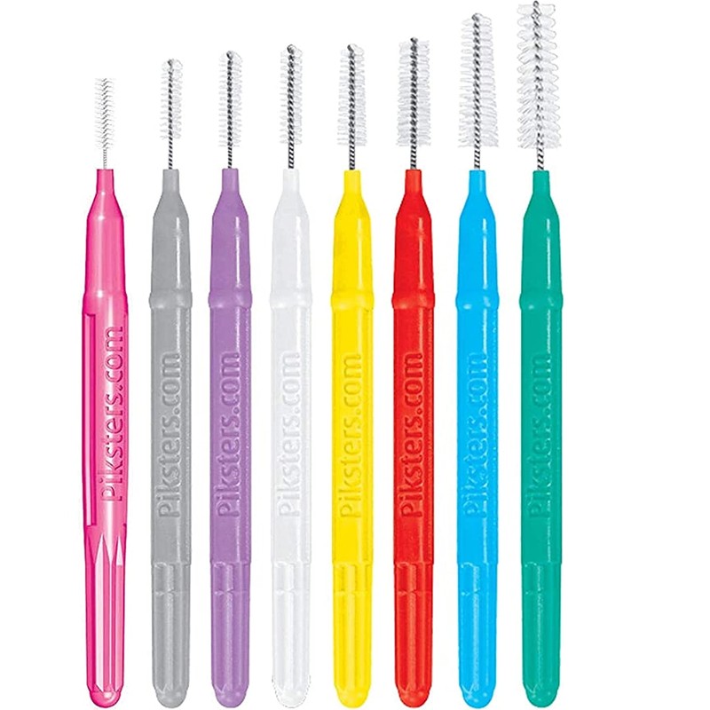 PIKSTERS - for cleaning between teeth-All Size - 8Pk (Variety