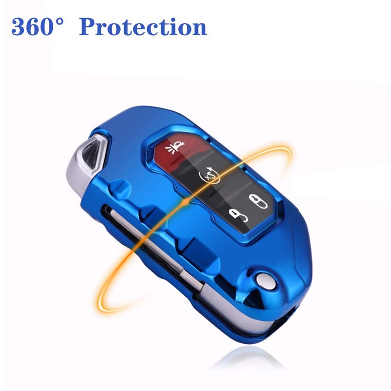 Horande Soft TPU Protector Key Fob Cover fit for 2018