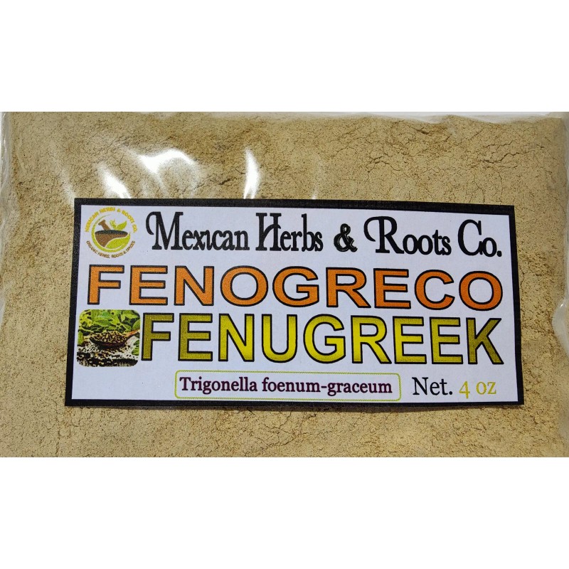 Mexican Herbs 4oz Fenogreco, Fenogreco en polvo, fenogreco molido, semillas