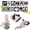 Melican Black and White High Contrast Baby Toys 0-6 6-12