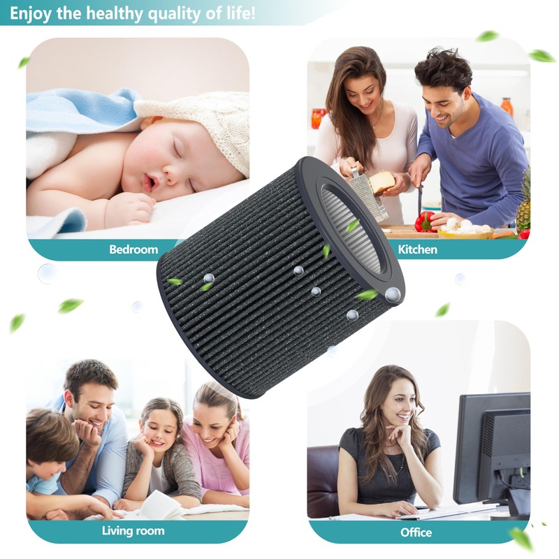 Lhari Air Mini PECO-HEPA Replacement Filters, Compatible with Molekule Tri-Power