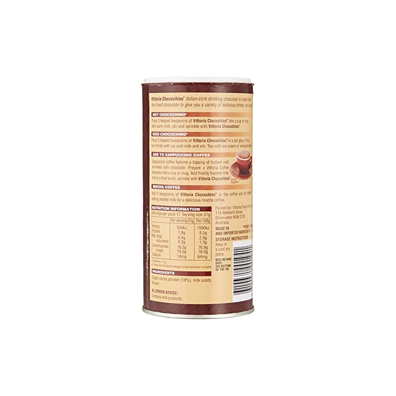 Chocochino Drinking Chocolate 375g