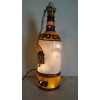 Minnesota Vikings Inspired Wine Bottle Lamp Hand Painted Lighted Stained