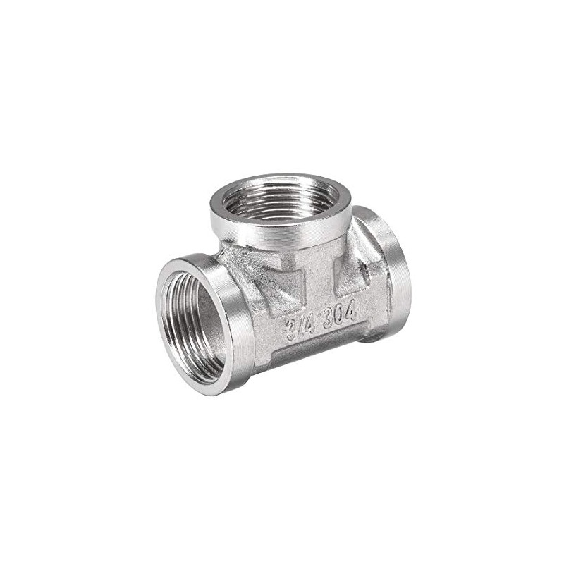 sourcing map Stainless Steel 304 Cast Pipe Fitting G3/4 Female