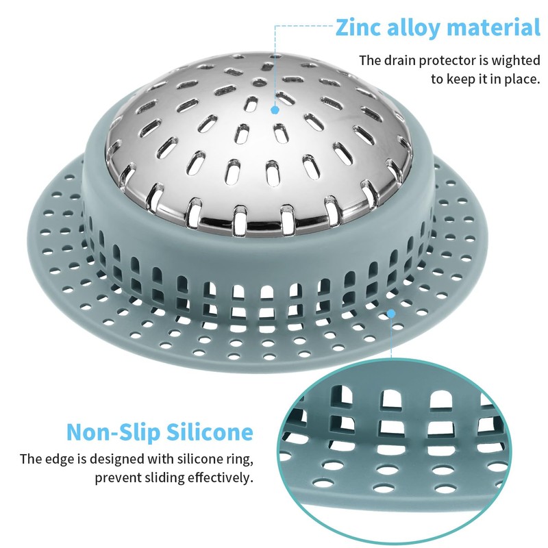 Shower Drain Hair Catcher, Shower Drain Cover, Bathtub Drain Hair