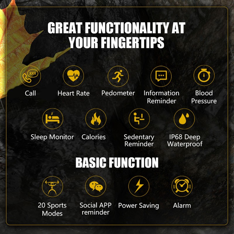 Outdoor Intelligent Watch Bluetooth Calling Men Fitness Wristwatch Electronic Watch