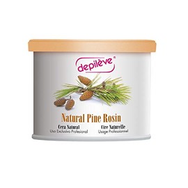 Depileve Cera para depilación con pino, cera de colofonia, 14 onzas, cera depilatoria de pino, cera fina para el cabello, cera para todo el cuerpo
