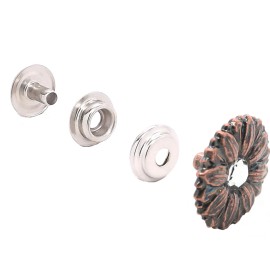 Stecksstore Sunflower Antique Copper Concho Snap Set 1"1265-102