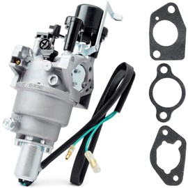 Carburetor Kit Compatible with Westinghouse WGen9500DF WGen9500DFC Portable Generator Dual Fuel 457CC Engine 12500 Peak Watts, with 3 Gasket