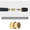 LimCryspp Brass High-Pressure Cleaning Machine Connector, Convert Metric M14 Female