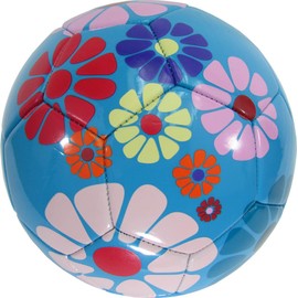 Vizari Sports Blossom USA Soccer Ball for Girls, Boys & Kids of All Age | Soccer Practice Ball | Inflate & Play Outdoor Sports Ball| Blue/Pink, 3 Size