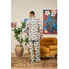 GEEKSOUTFIT Geek Nerdy Mens Pajamas Set 2 Piece Funny Pajamas
