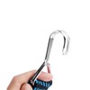 1M Bungee Cords, Adjustable Flat Bungee Straps with Metal Hooks,