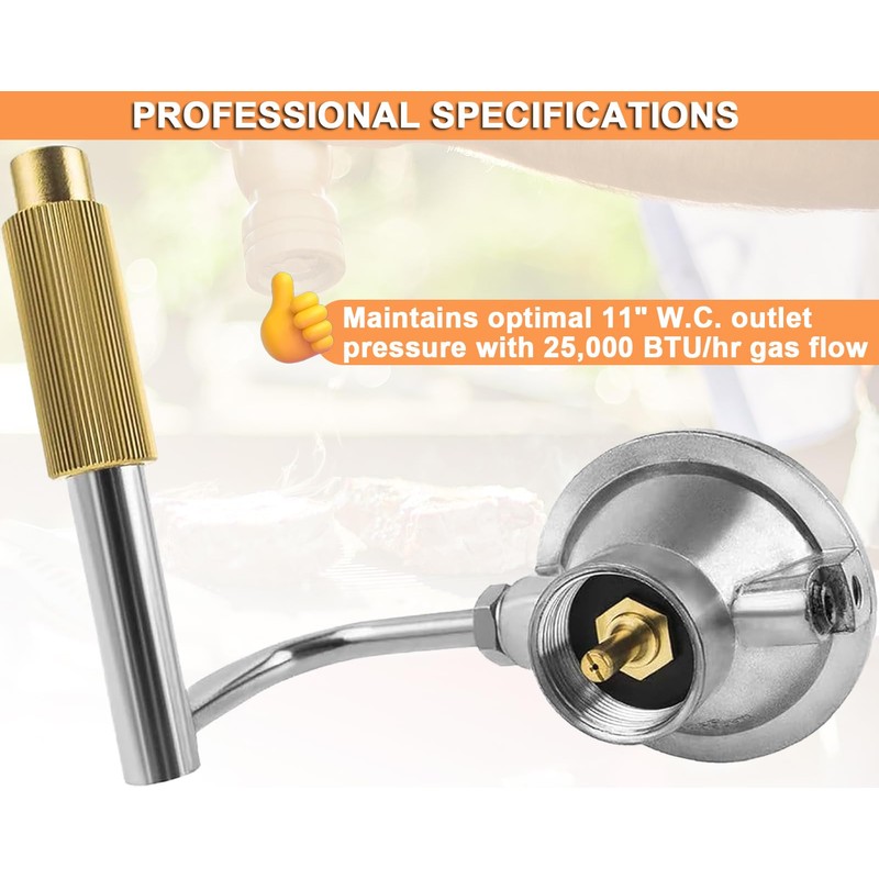 PETKAO 5010000743 Gas Regulator for Coleman Portable Sport Roadtrip Propane