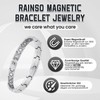 RainSo Strong Therapeutic Magnetic Bracelet for Women Made of Titanium